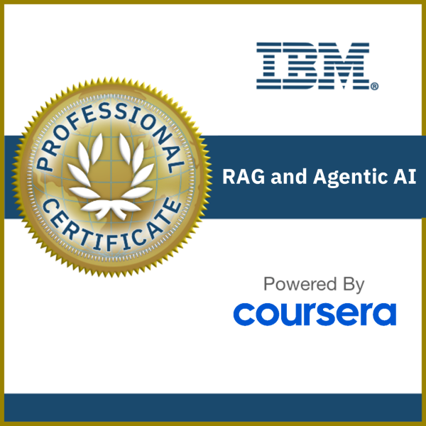 RAG and Agentic AI Professional, IBM
